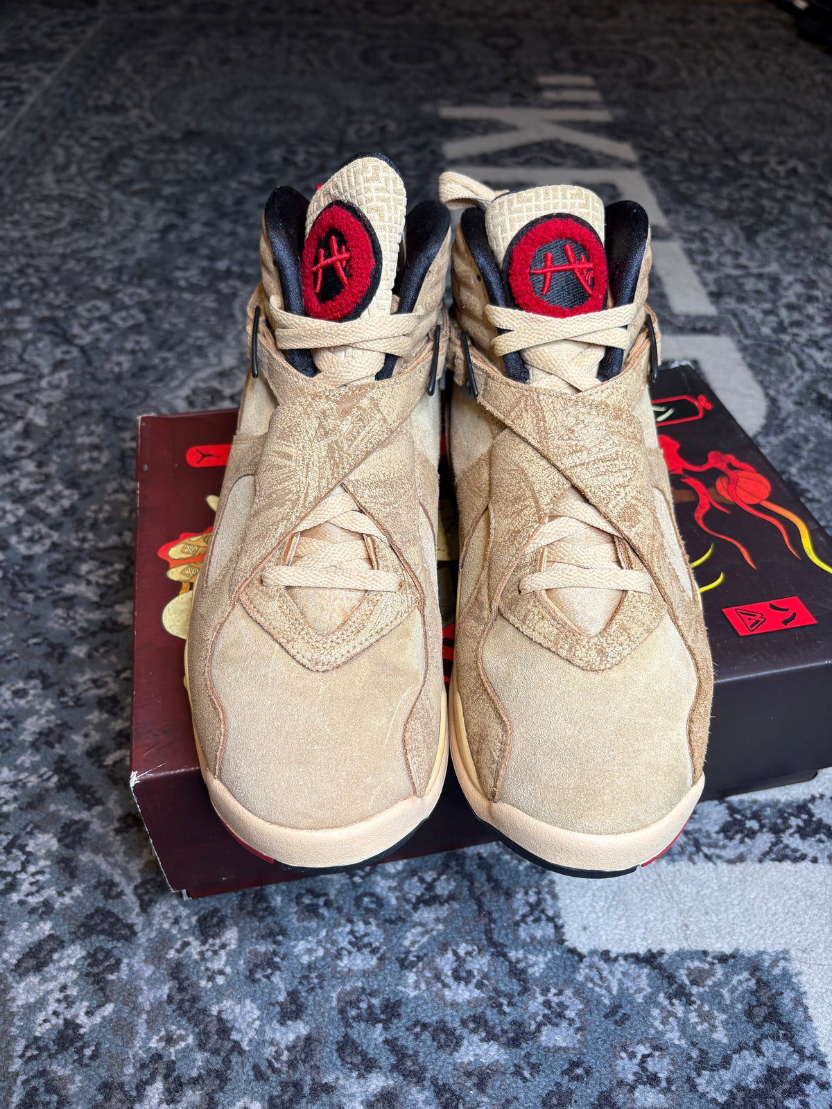 Jordan 8 Retro “Rui Hachimura Black Samurai” Clean Og Size 10.5