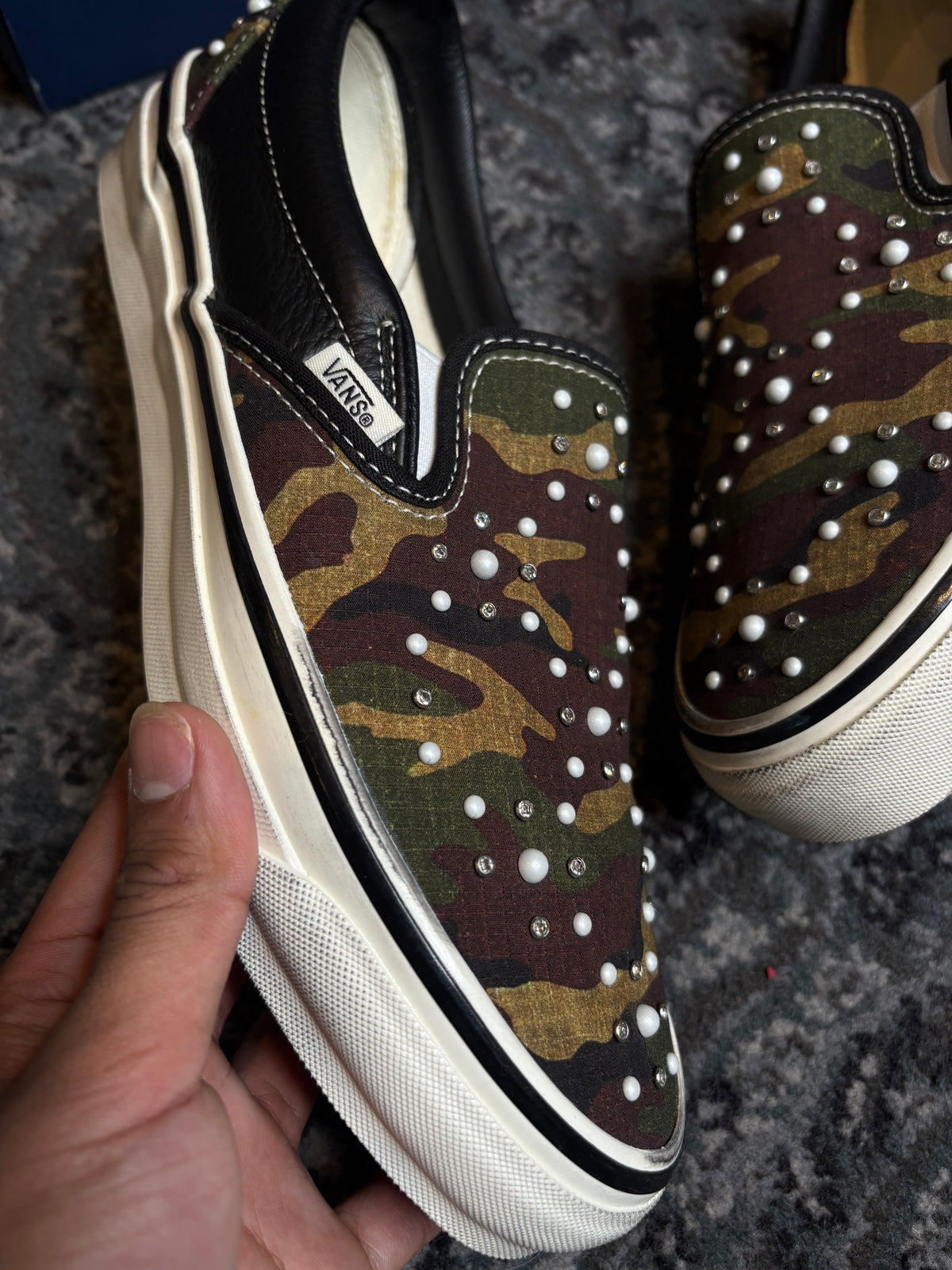 Vans LX Classics Slip-On 98 “Pearlized Pack Camo” Ds Og Size 9