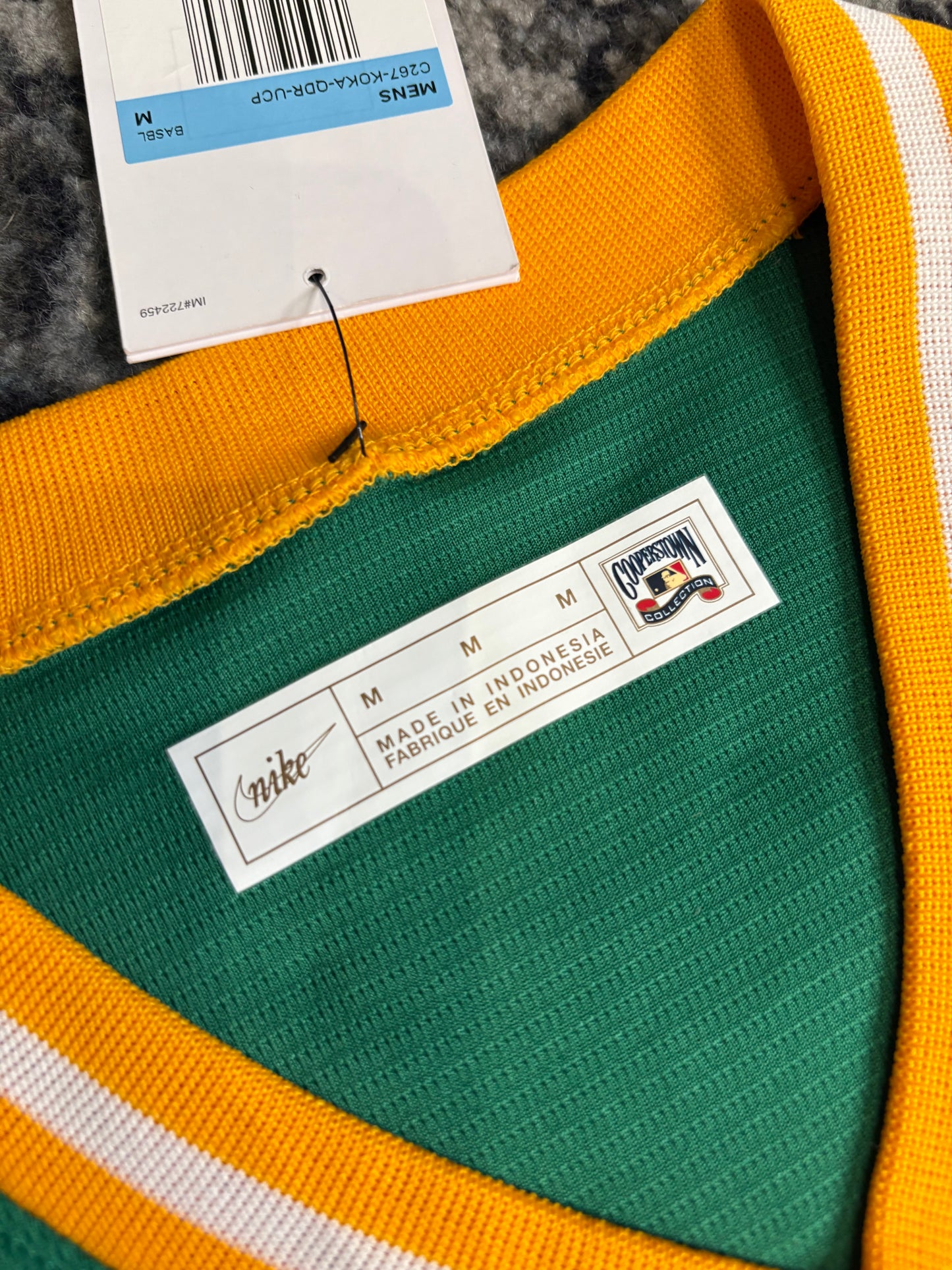 Oakland As Jackson Jersey DS Size Medium