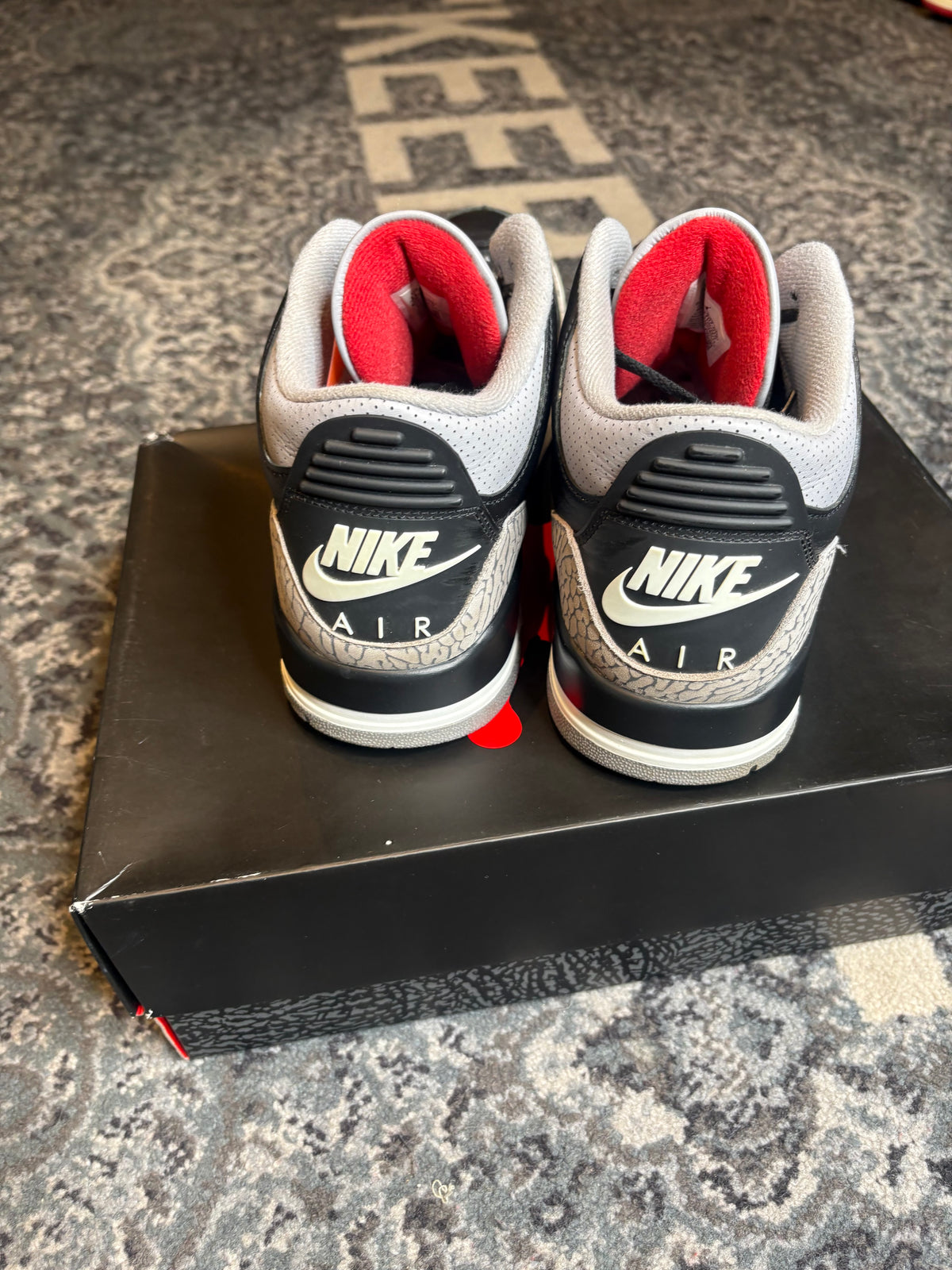 Jordan 3 Retro “Black Cement” Clean Og Size 11.5