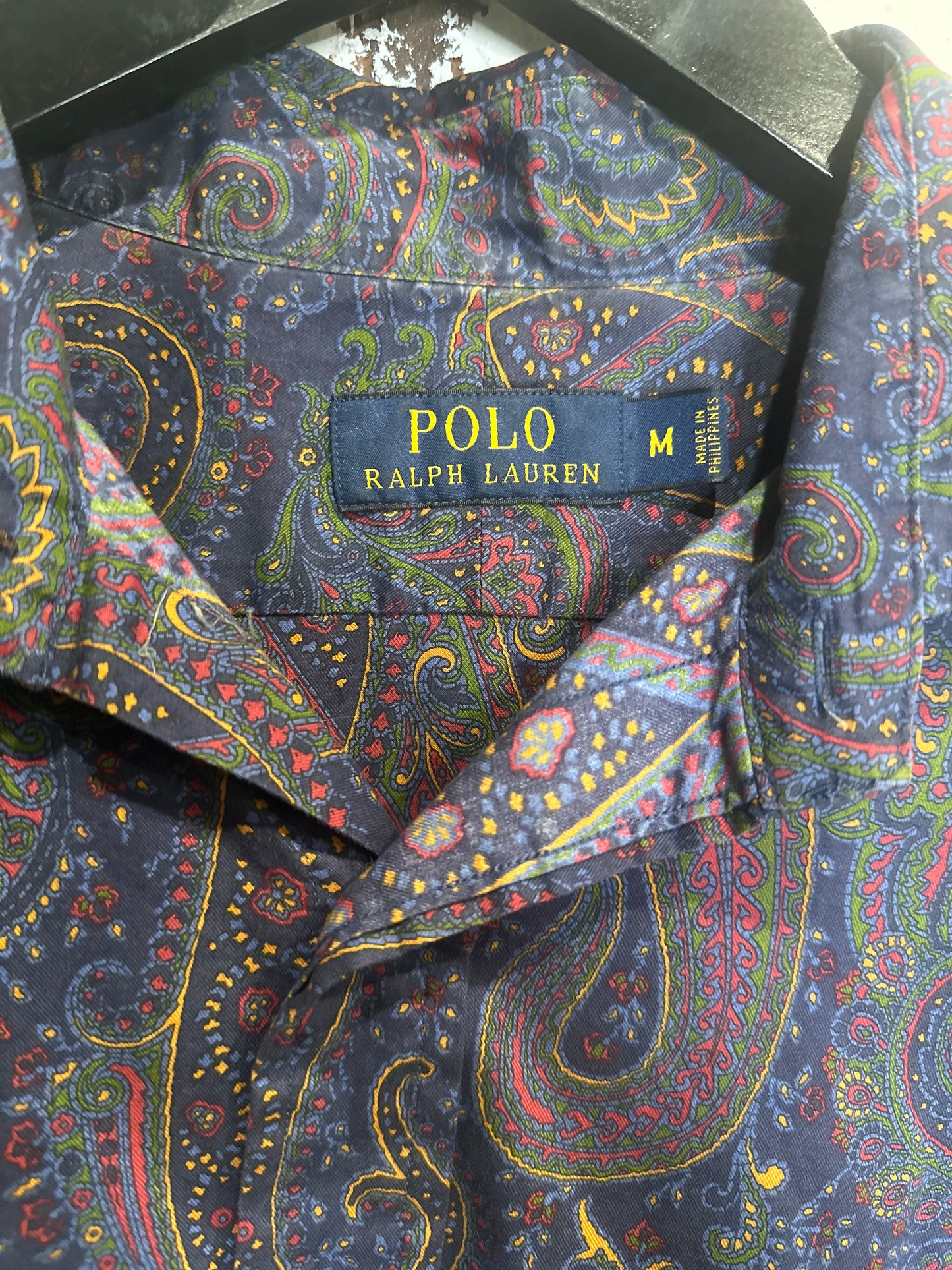 Polo Ralph Lauren Silk Button-Up Sz M
