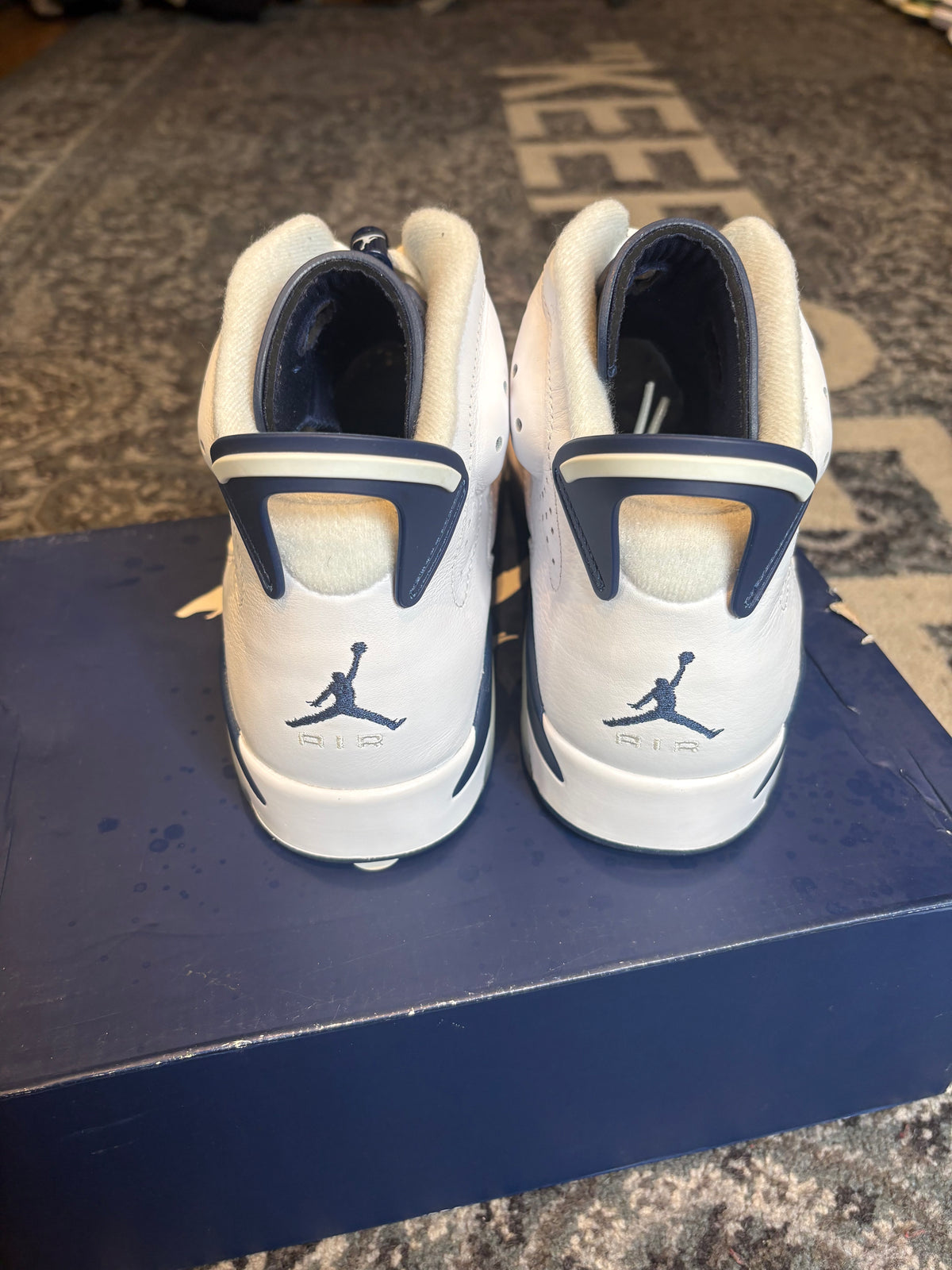 Jordan 6 Retro “Midnight Navy” Clean Og Size 10