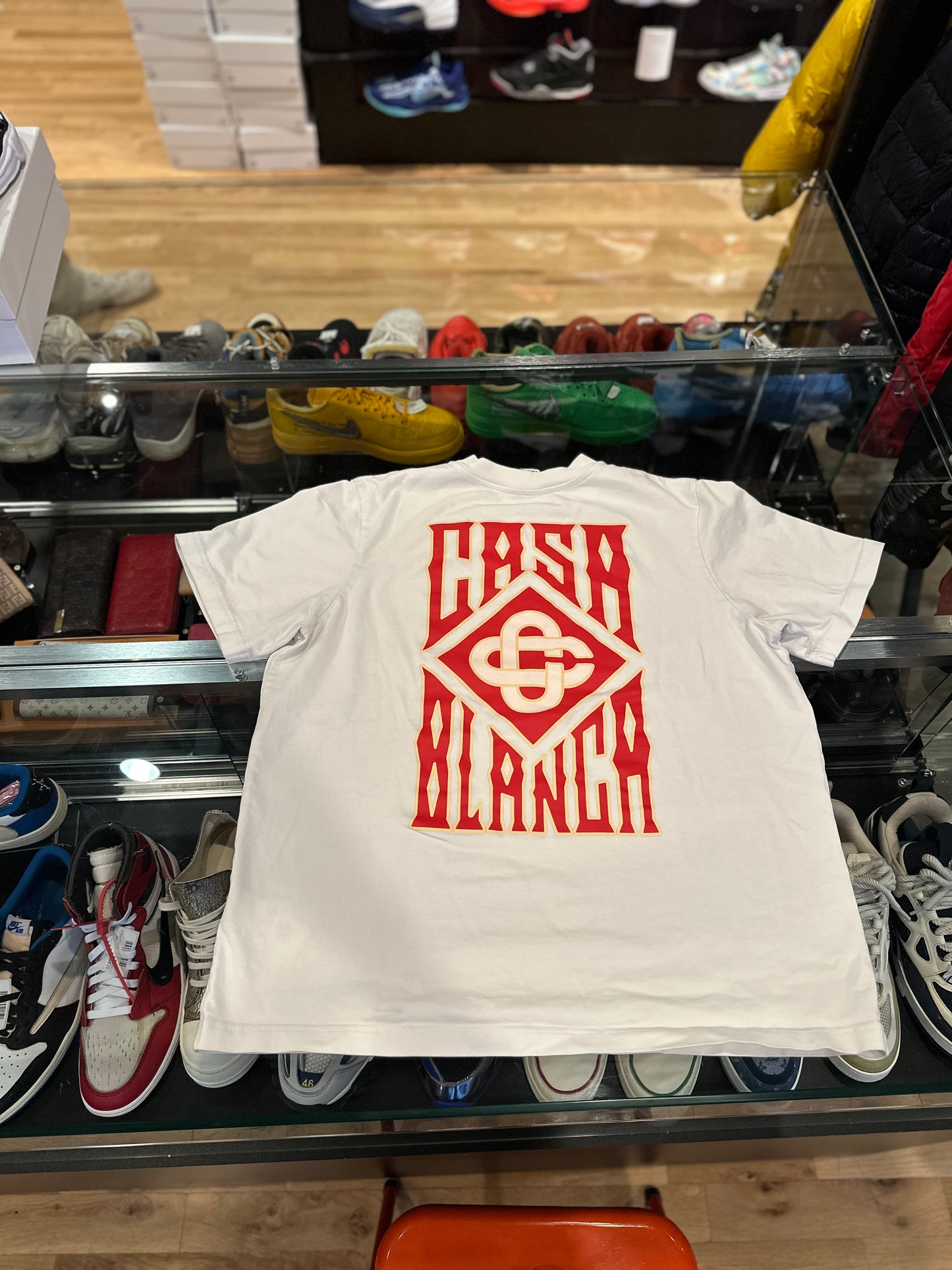 Casablanca Logo Tee White Size Large
