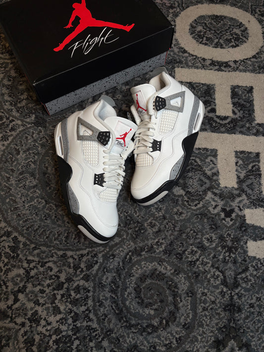 Jordan 4 Retro “White Cement” Clean Og Size 10.5