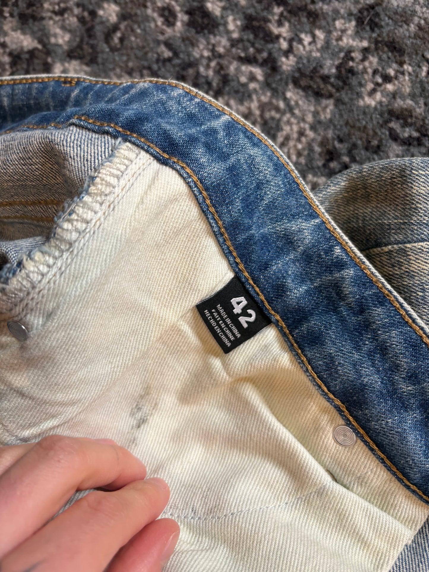 Embellish Jeans Light Wash Size 42