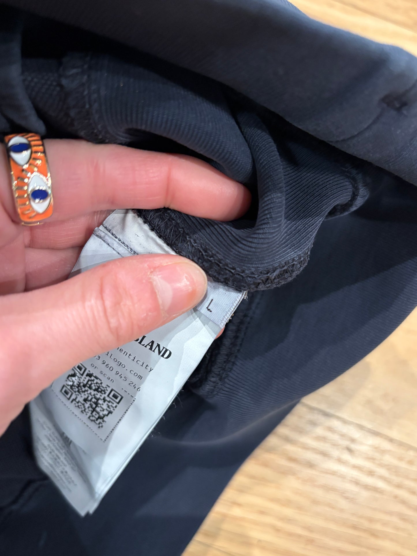 Stone Island Navy Canvas Jacket DS Size Large