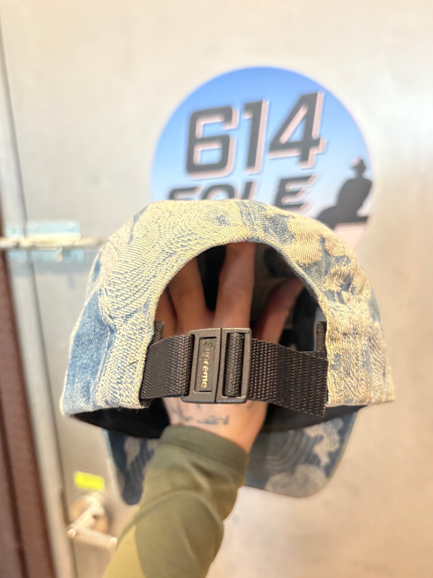 Supreme Denim Box Logo Hat