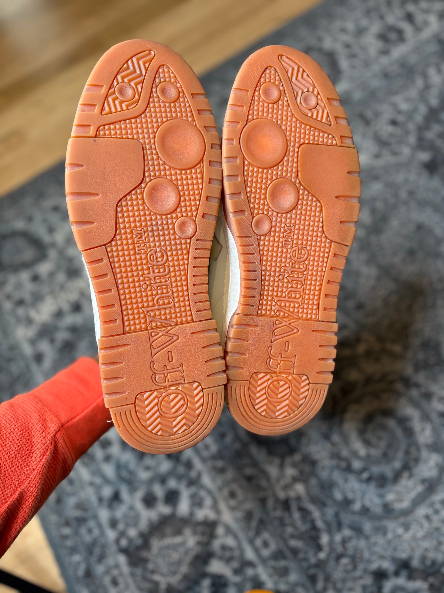 Off White Out Of Office “White and Beige” Clean Og Size 13(46 EU)