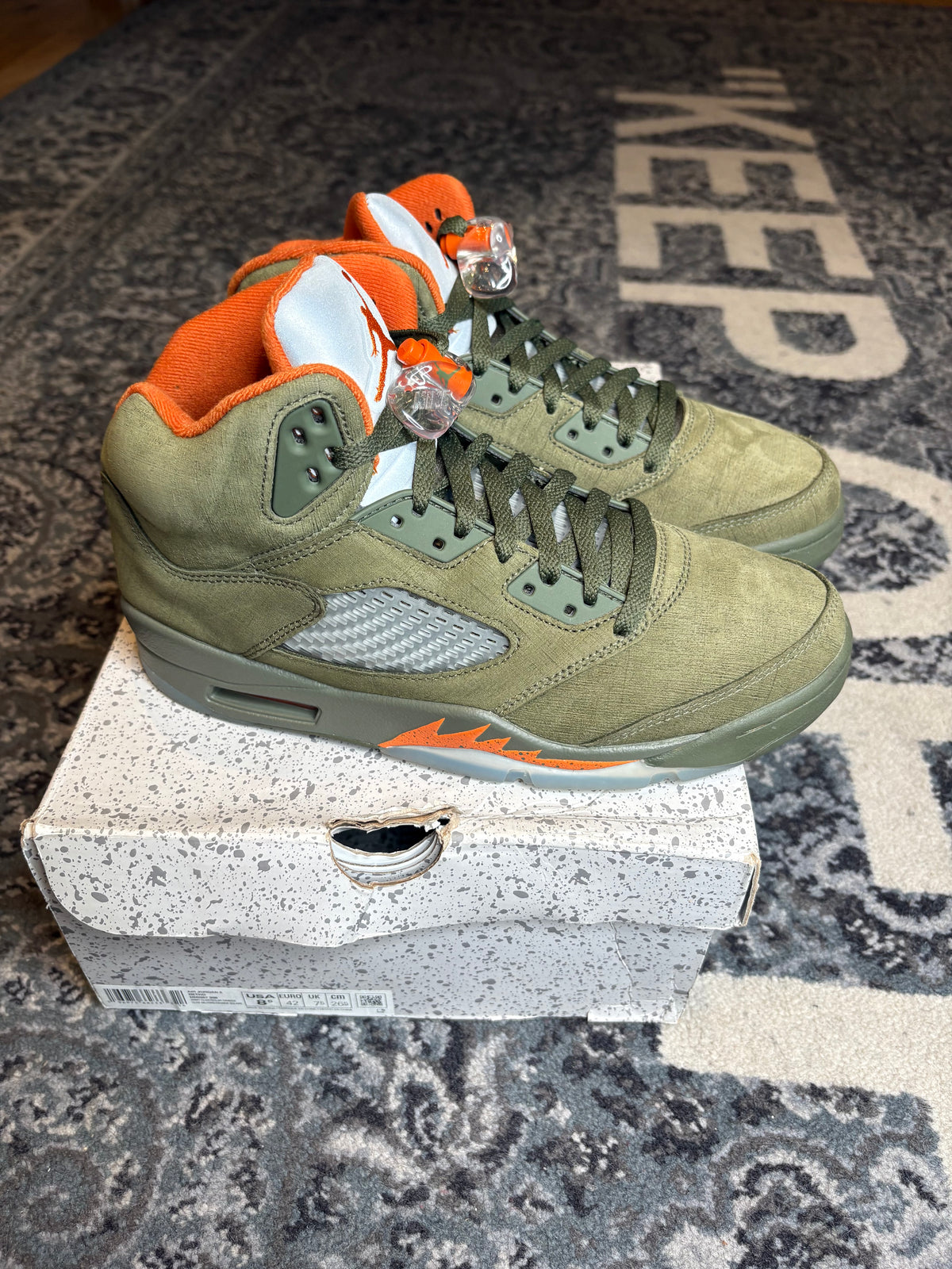 Jordan 5 Retro “Olive” Clean Og Size 8.5