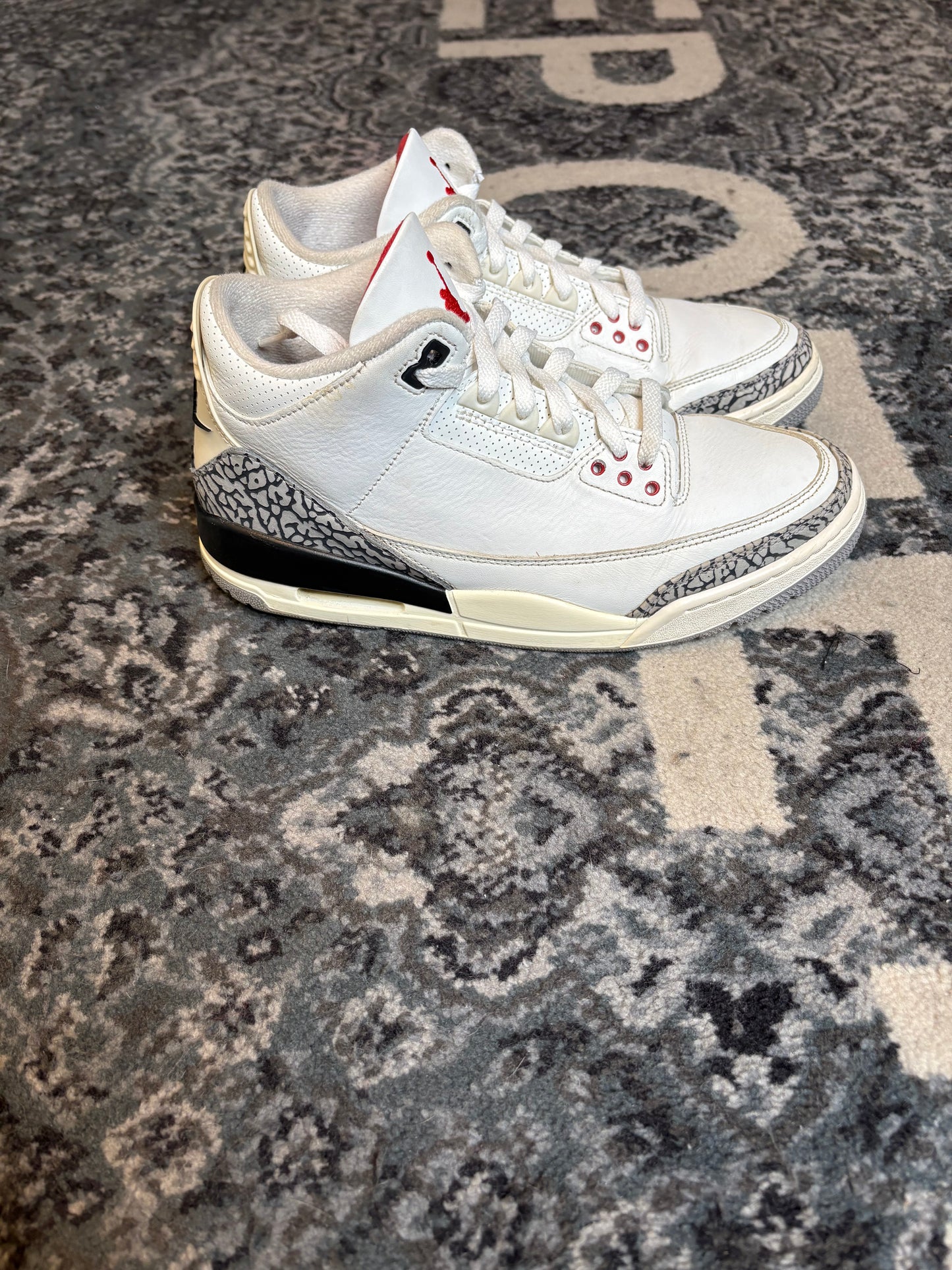 Jordan 3 Retro “White Cement” Clean Nb Size 9