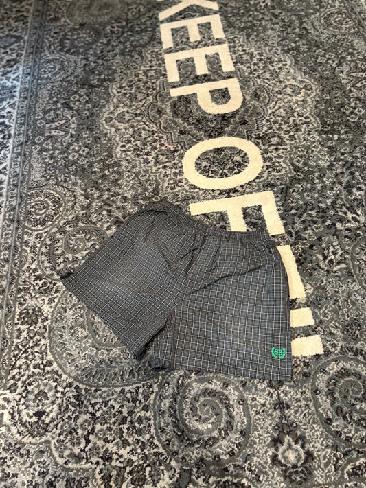 Balenciaga Plaid Swim Shorts Size Small