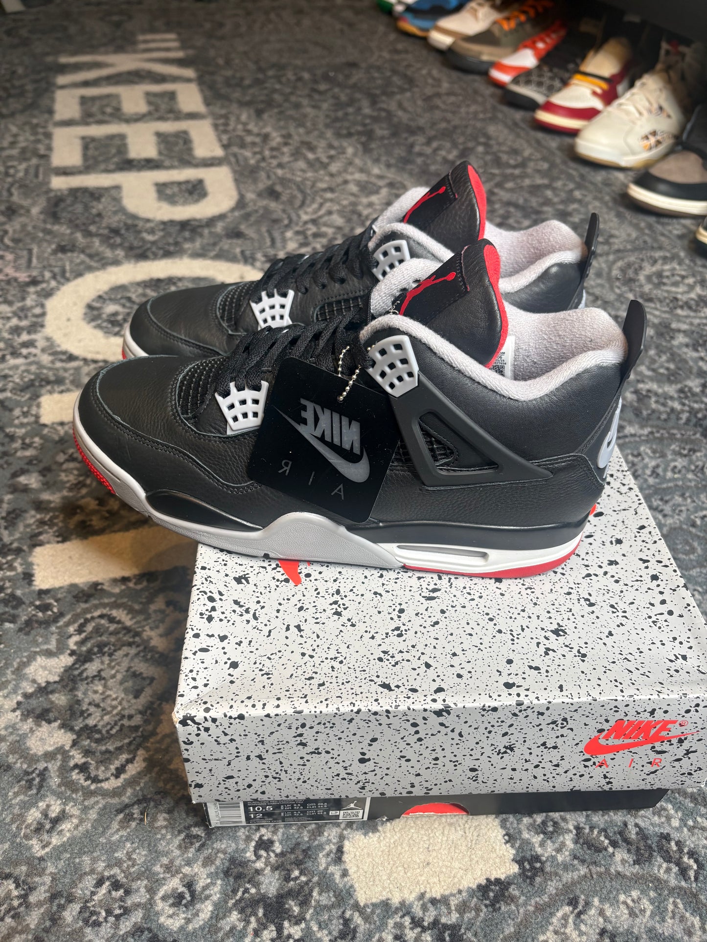 Jordan 4 Retro “Reimagined Bred” Clean Og Size 10.5