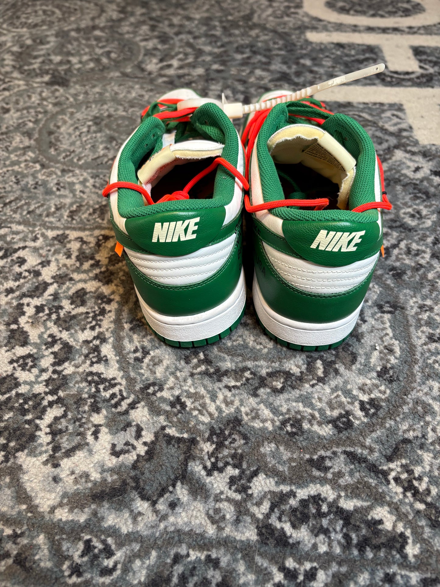 Nike Dunk Low “Off-White Pine Green” Clean Rb Size 11.5