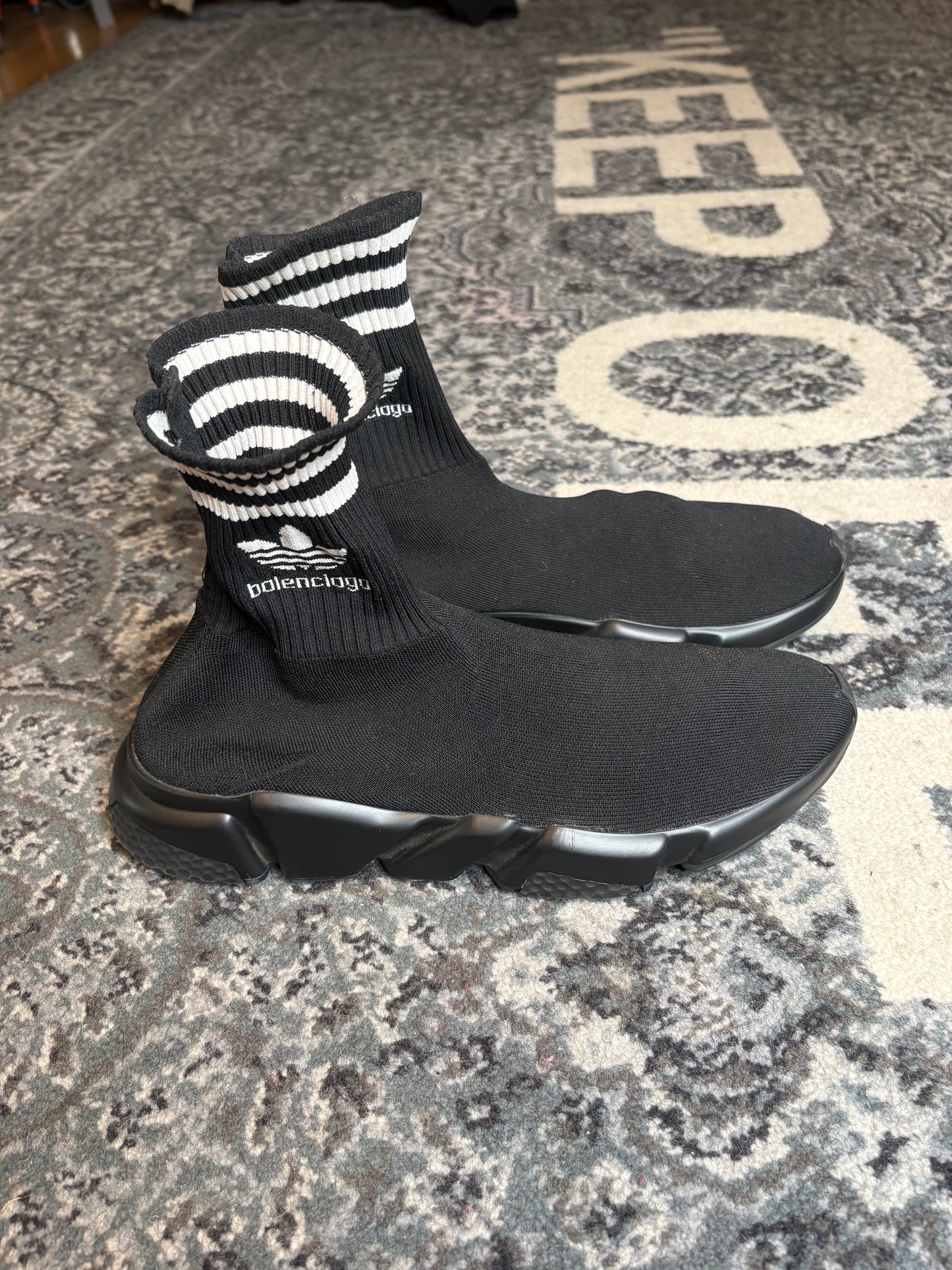 Balenciaga X Adidas Speed Trainer “Black” Clean Nb Size 11(44 EU)