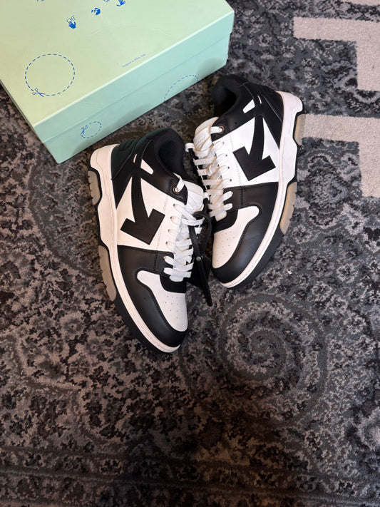 Off White Out Of Office “Black White” Clean Og Size 13(46 EU)