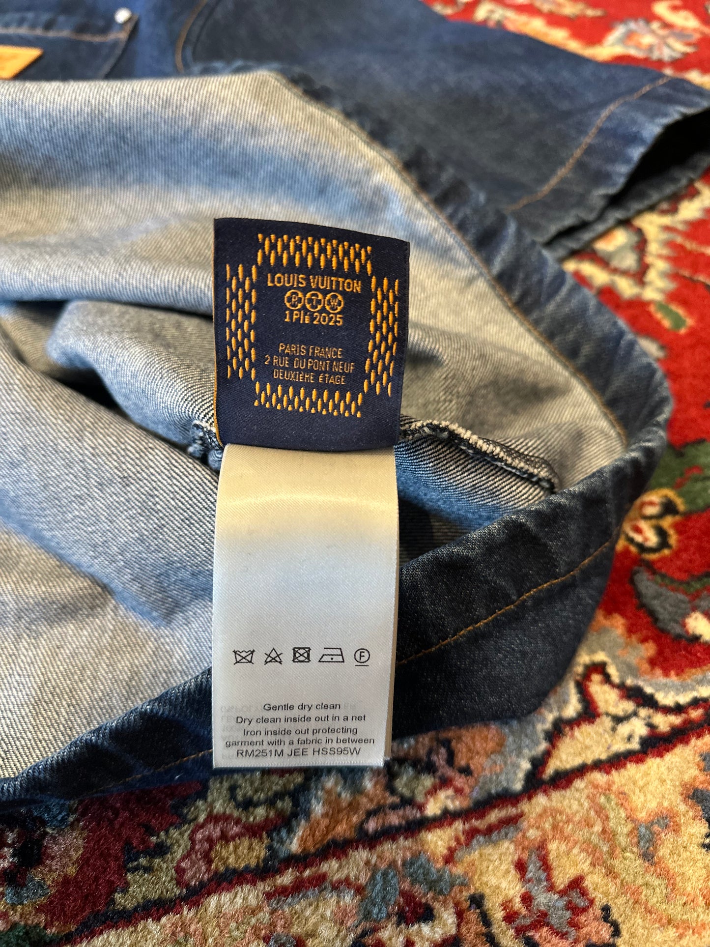 Louis Vuitton Denim Button Down Size 5L