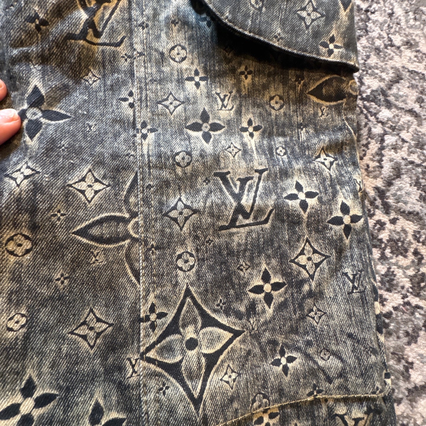 Louis Vuitton Monogram Jeans Size 34