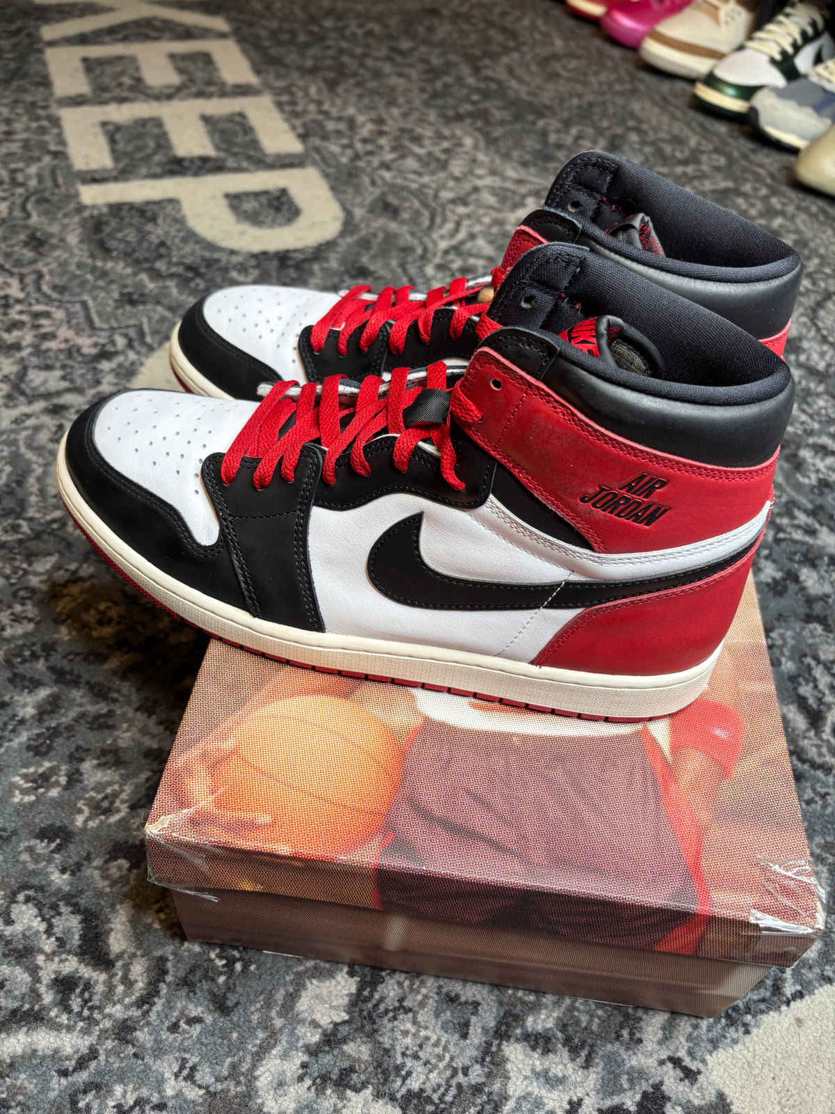 Jordan 1 Retro “Black Toe Reimagined” Clean Og Size 13