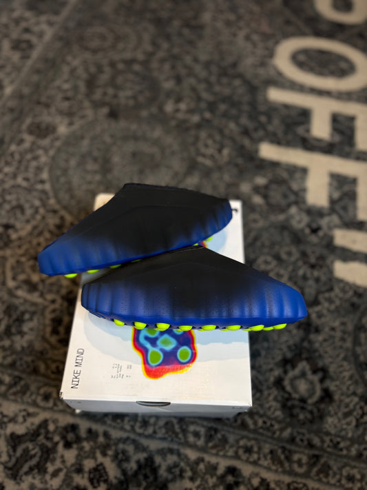 Nike Mind 001 Flyknit Slide Royal Black DS OG