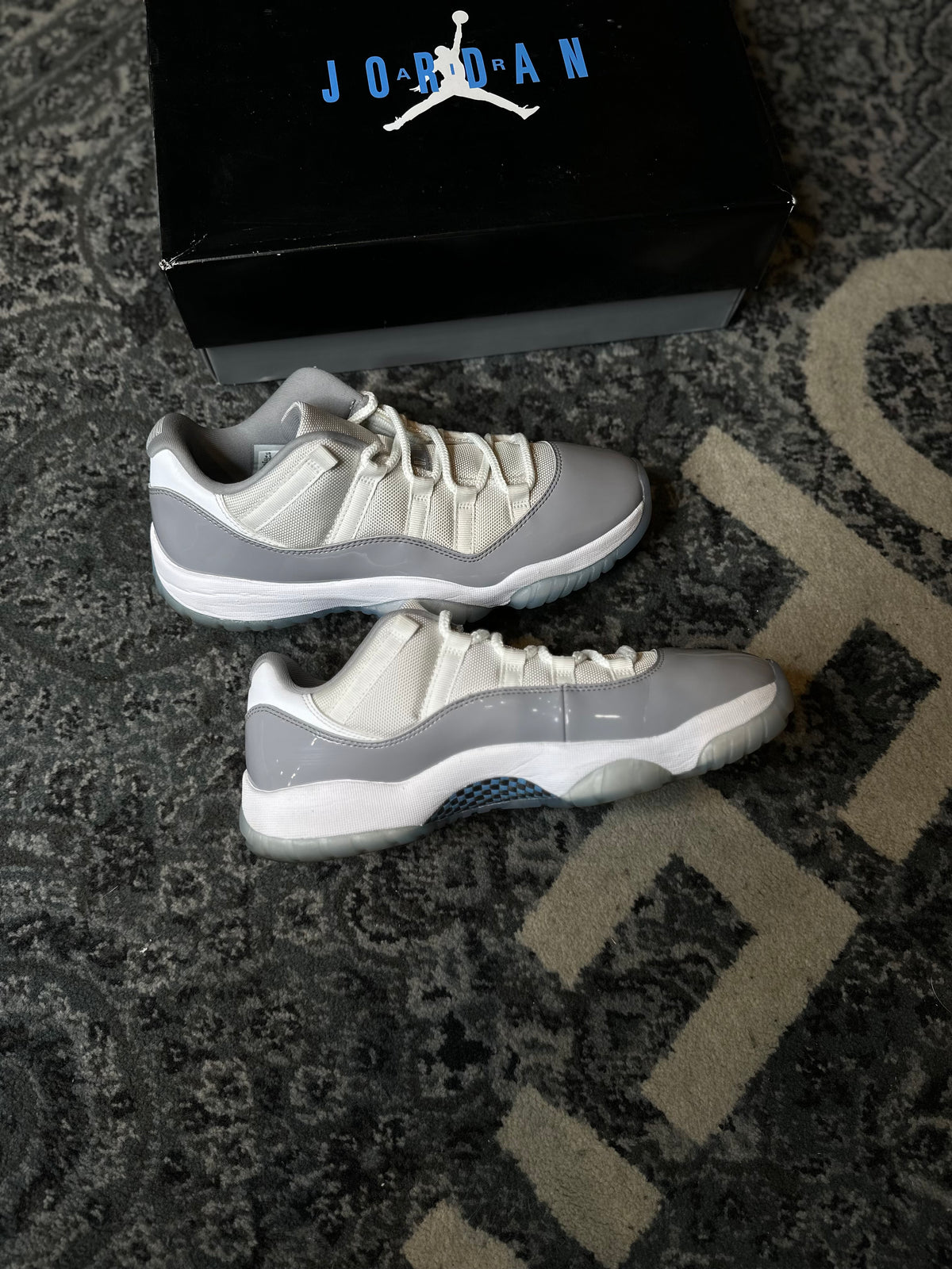 Jordan 11 Retro Low “Cement Grey” Clean Og Size 9.5