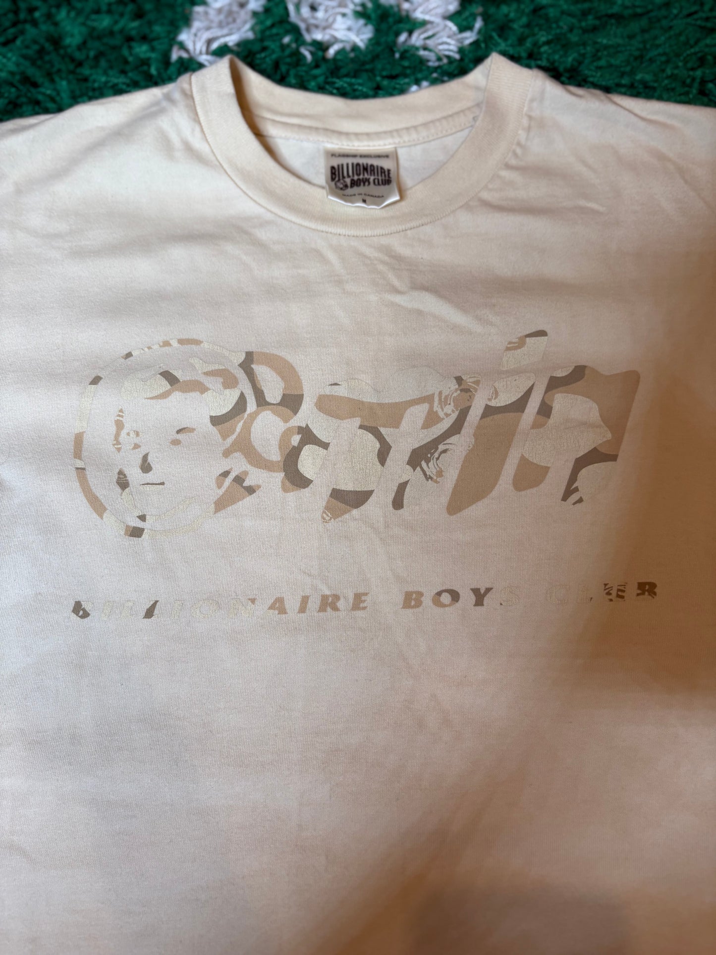 Billionaire Boys Club Tee Tan Size Medium