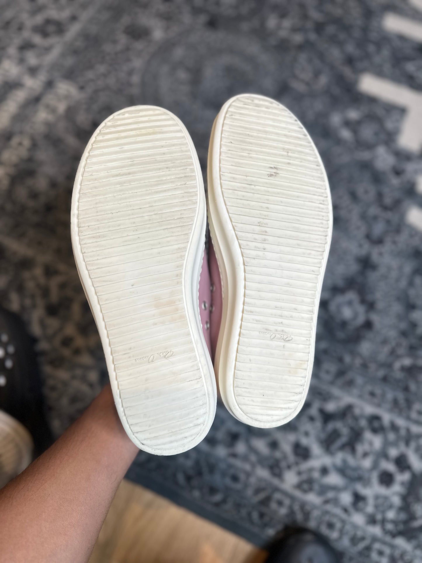 Rick Owens Ramone Low Pink Leather CLEAN NB SIZE 11(44EU)