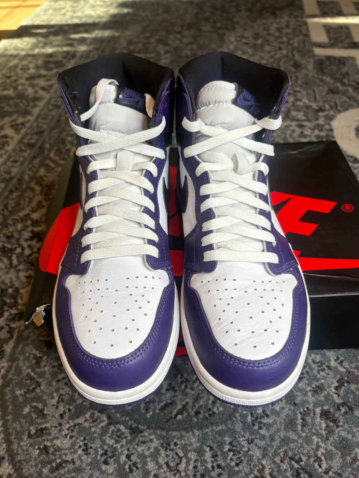 Jordan 1 Retro High “Court Purple” Clean Og Size 11