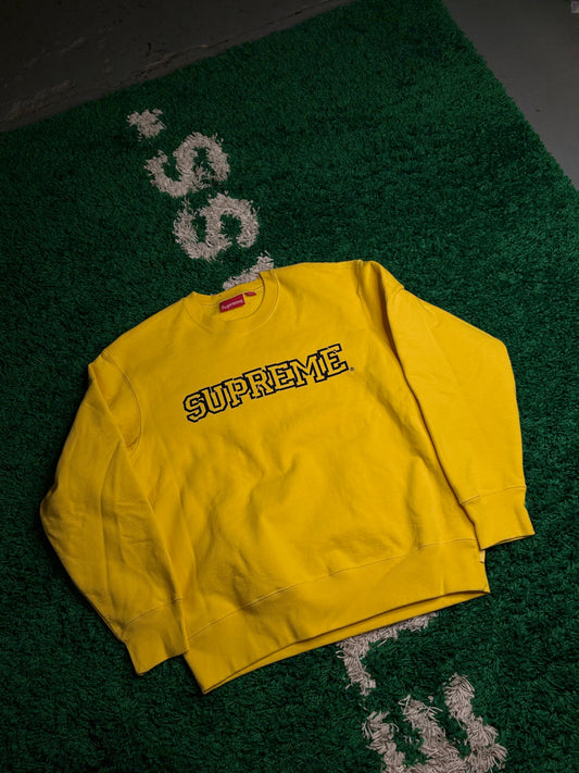 Supreme Crewneck Yellow DS Size Small