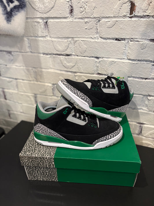 Jordan 3 Retro Pine Green Clean OG Size 8.5