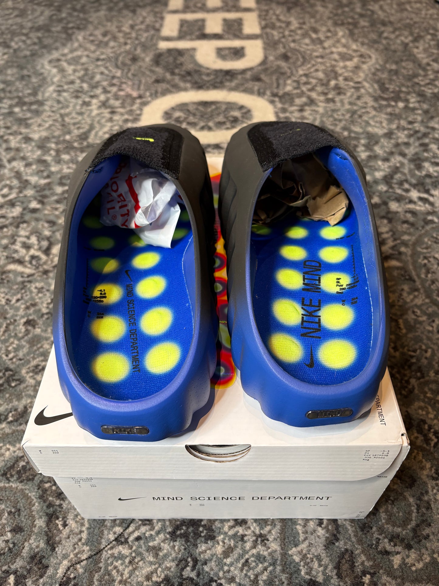 Nike Mind Slide 001 “Hyper Royal” Clean Og Size 12