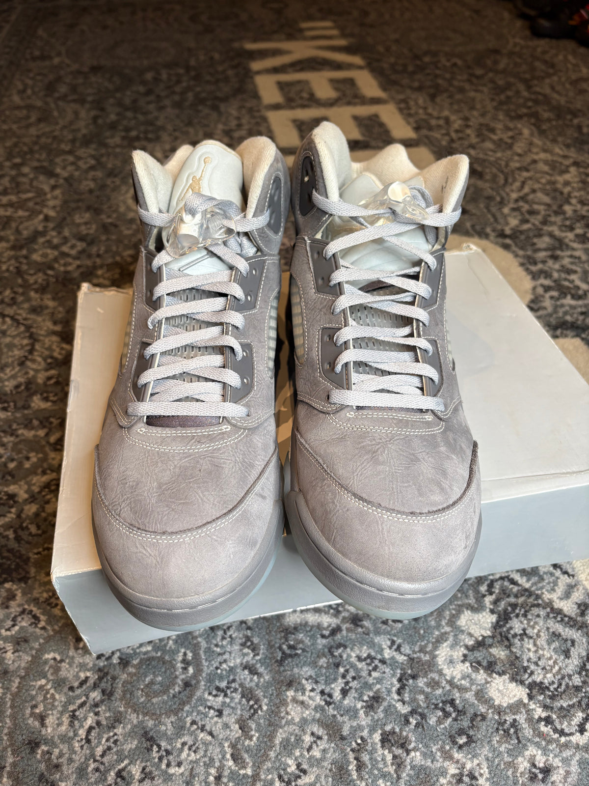 Jordan 5 Retro “Wolf Grey” Clean Og Size 14