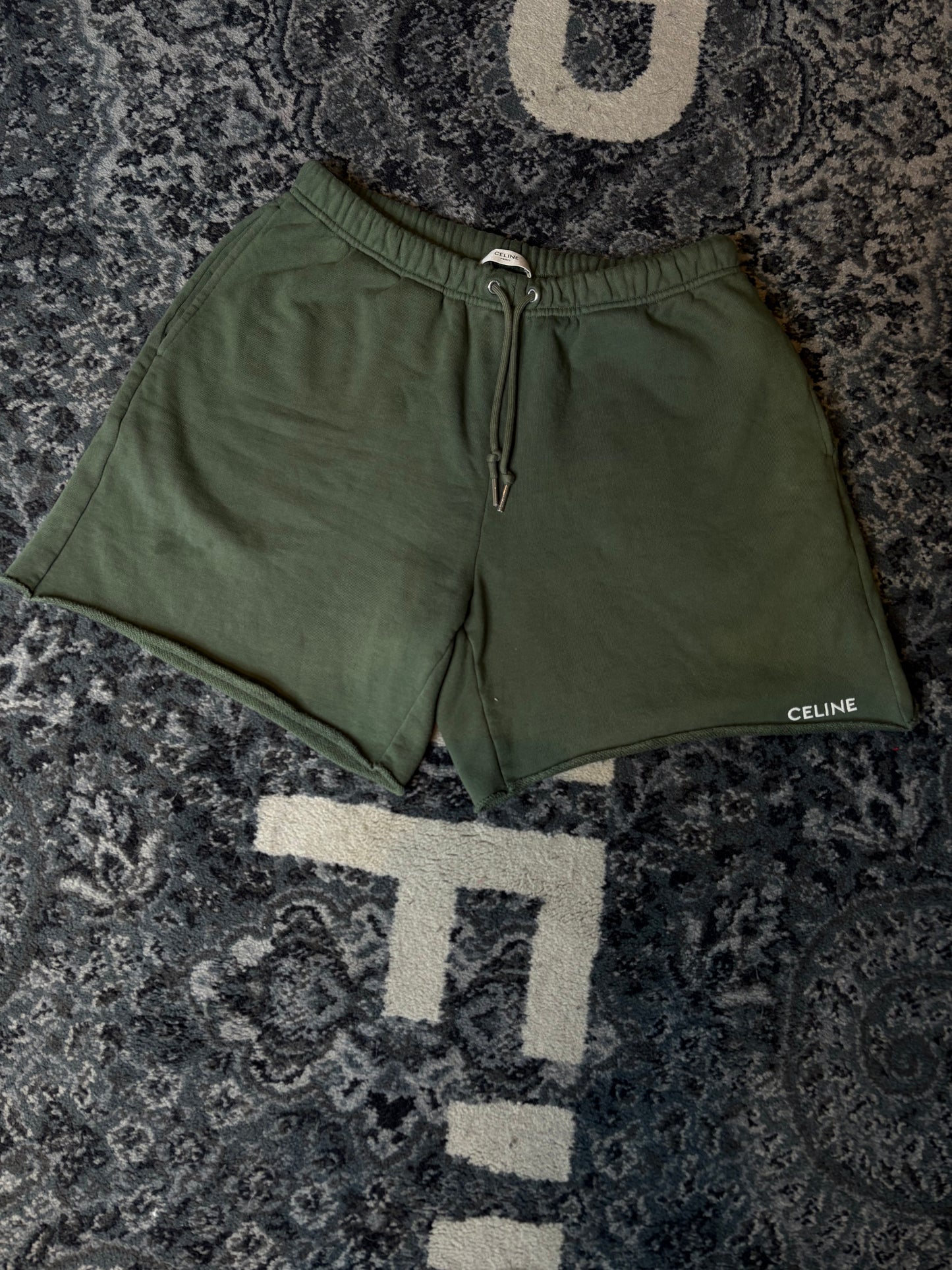 Celine Green Shorts Size Large