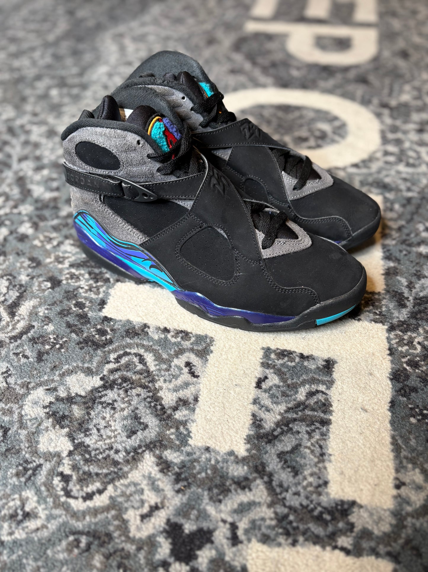 Jordan 8 Retro “Aqua” CLEAN NB SIZE 9.5