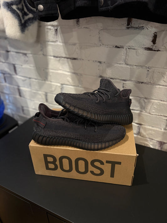 Yeezy 350 Boost V2 Static Black Reflective DS OG Size 11
