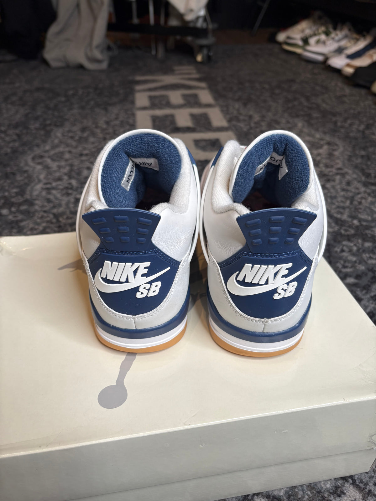 Jordan 4 Retro Sb “Navy” Clean Og Size 10.5