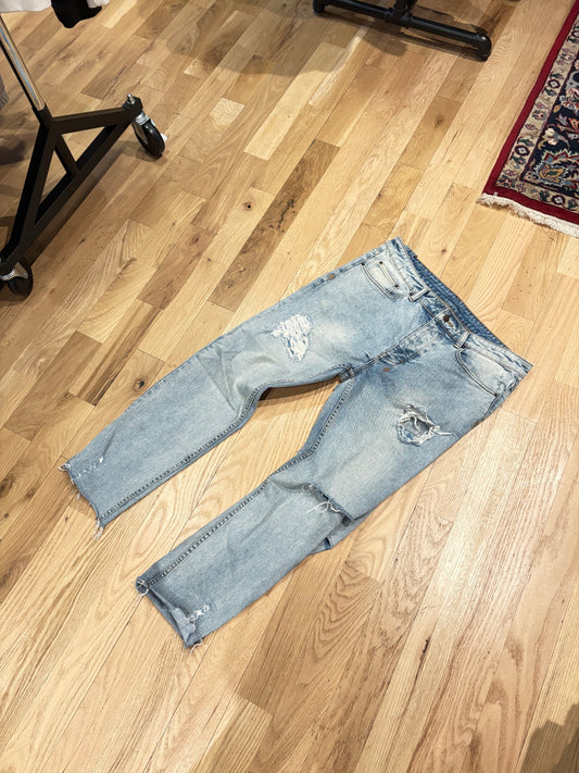 Ksubi Jeans Blue Distressed Size 36