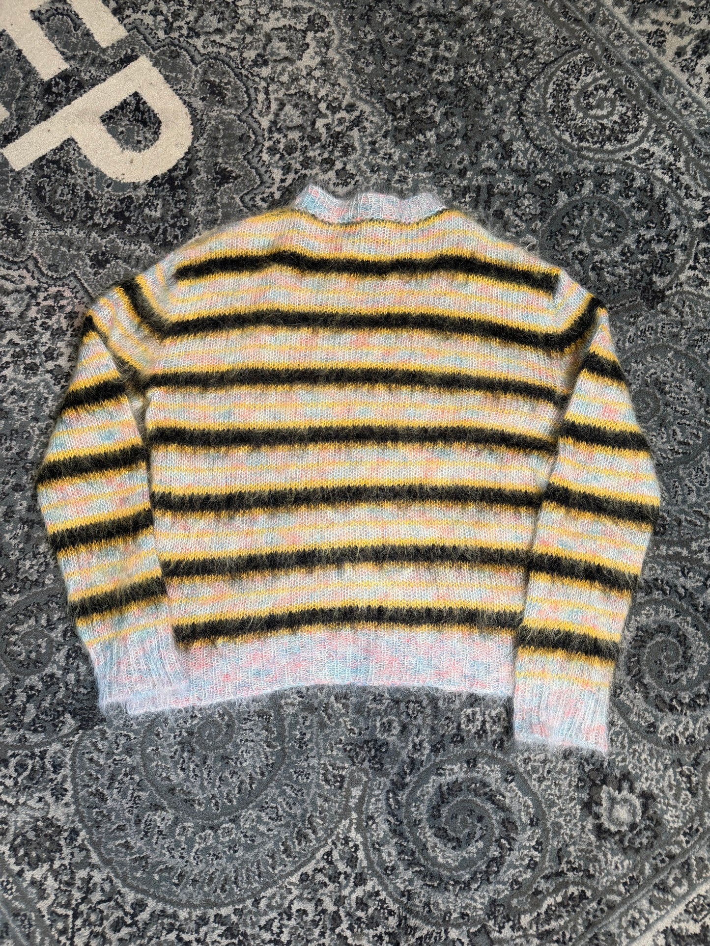 Marni Mohair Multicolor Striped Sweater Size Medium
