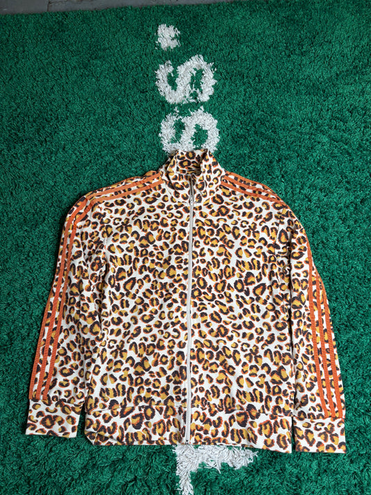 Adidas Jeremy Scott Leopard Zip Jacket Size 0