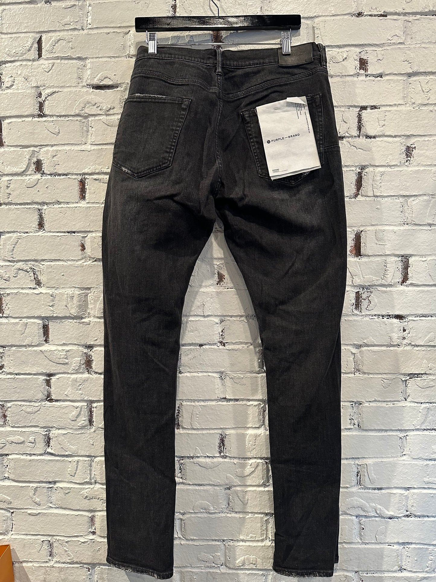 Purple Jeans Black Slattered PO Size 34