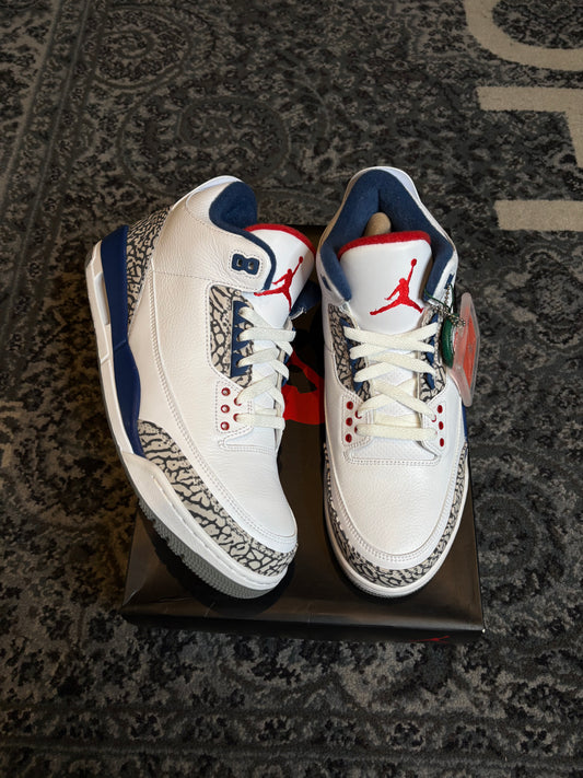 Jordan 3 Retro “True Blue” DS OG SIZE 10.5