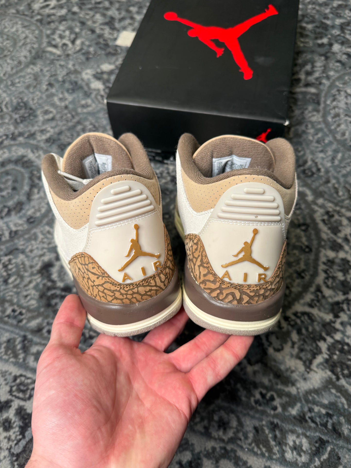 Jordan 3 Retro Palomino Clean OG Size 7y