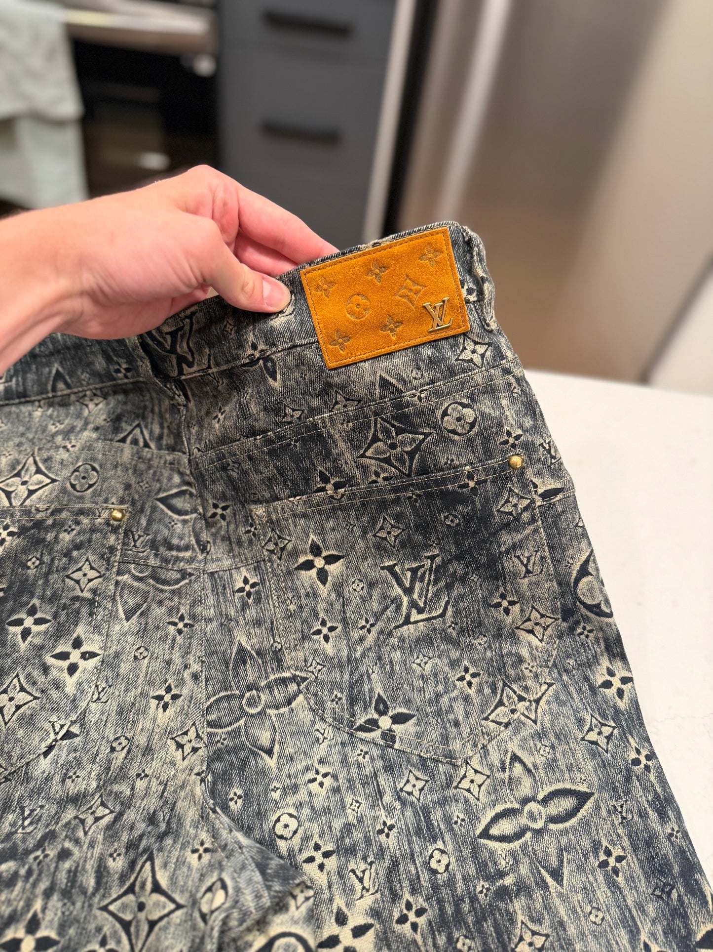 Louis Vuitton Monogram Jeans Size 34