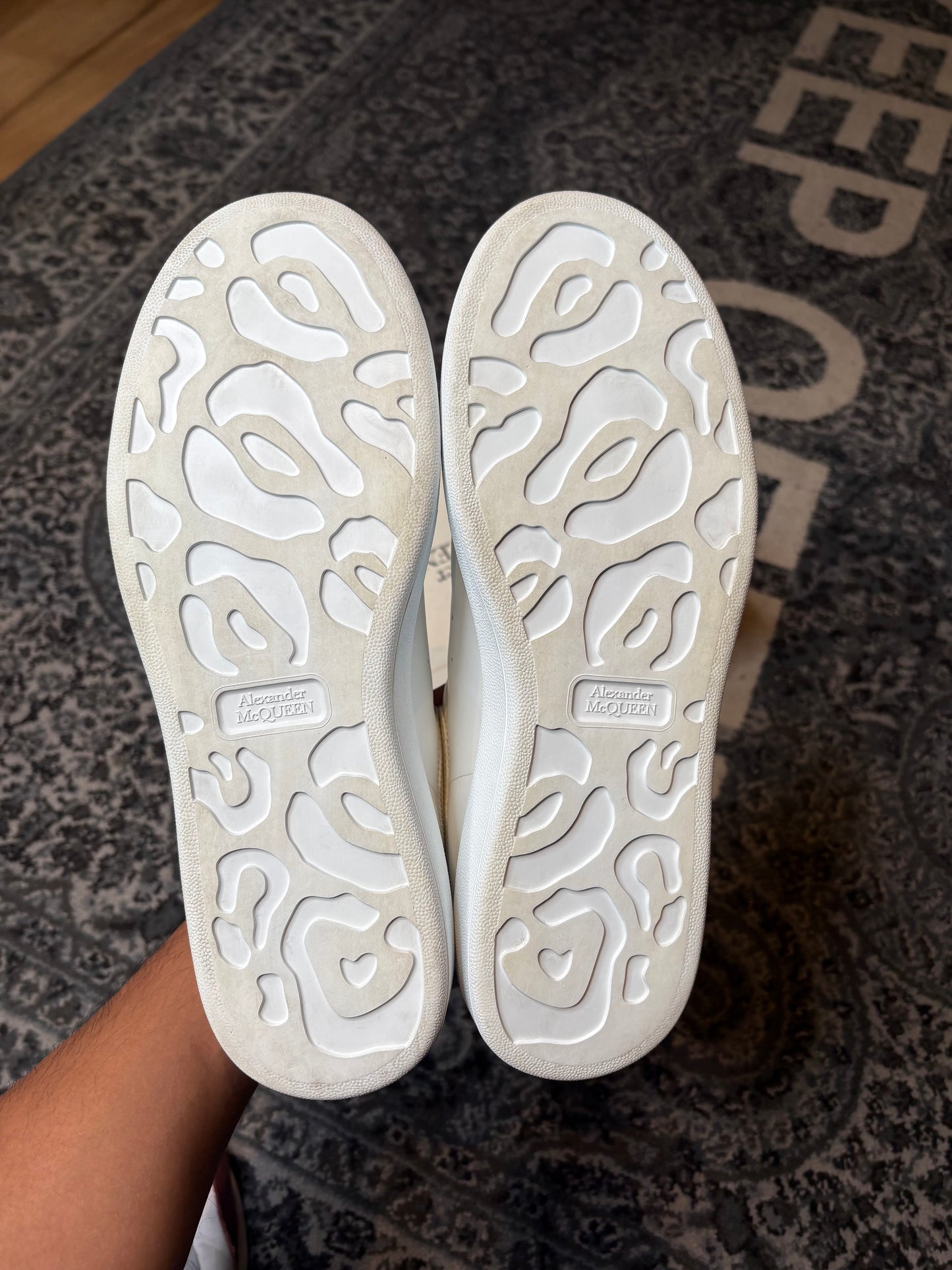 Alexander McQueen Low Top White Iridescent Clean Og Size 12(45 EU)