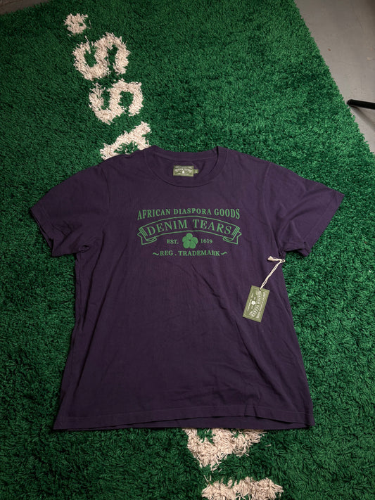 Denim Tears Purple Tee DS Size XXL