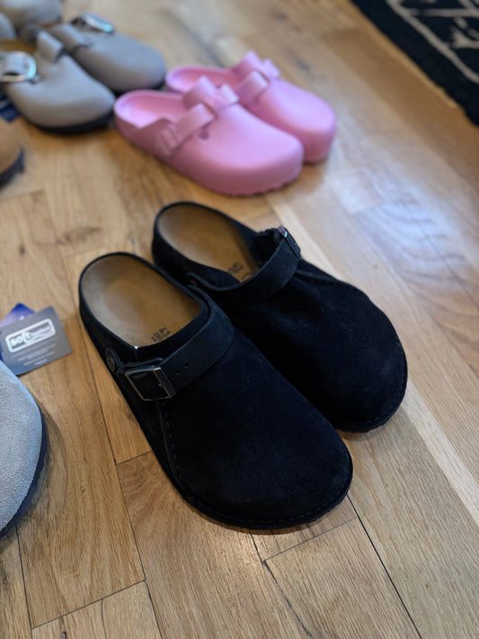 Birkenstock Lutry Premium Suede Black DS OG Size 43