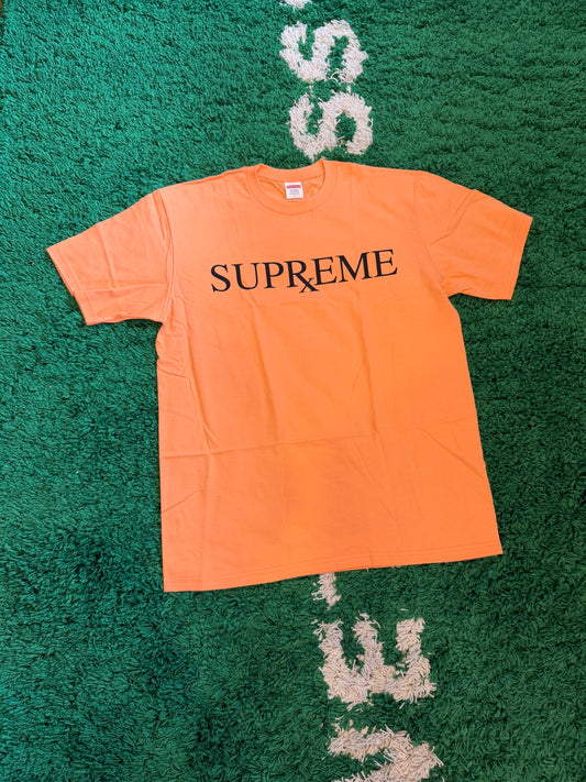 Supreme Orange Tee DS Size Large