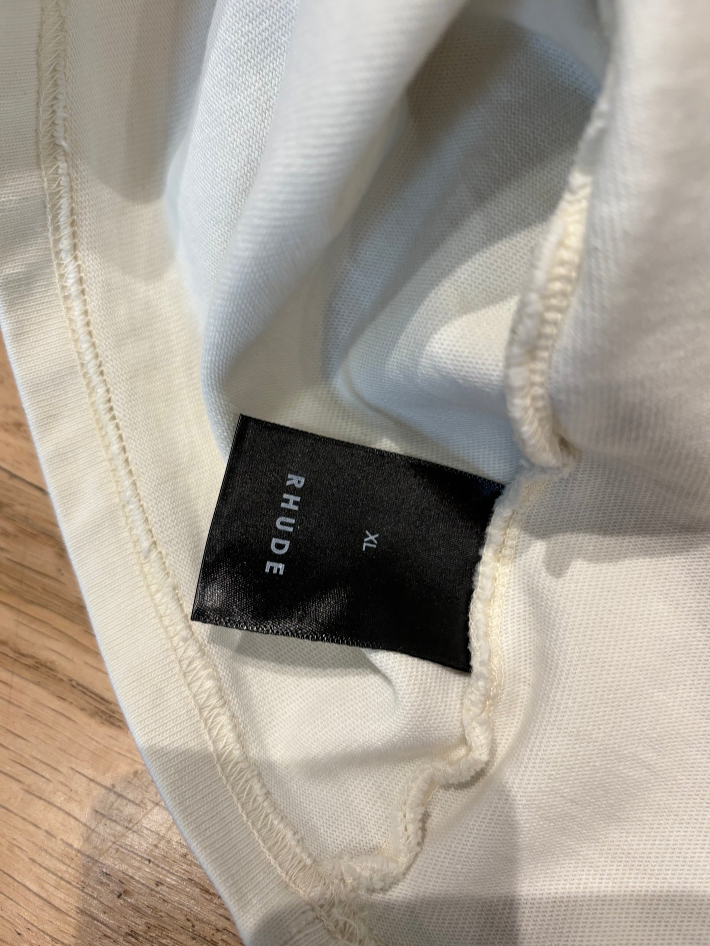 Rhude Tee White/Navy Size XL