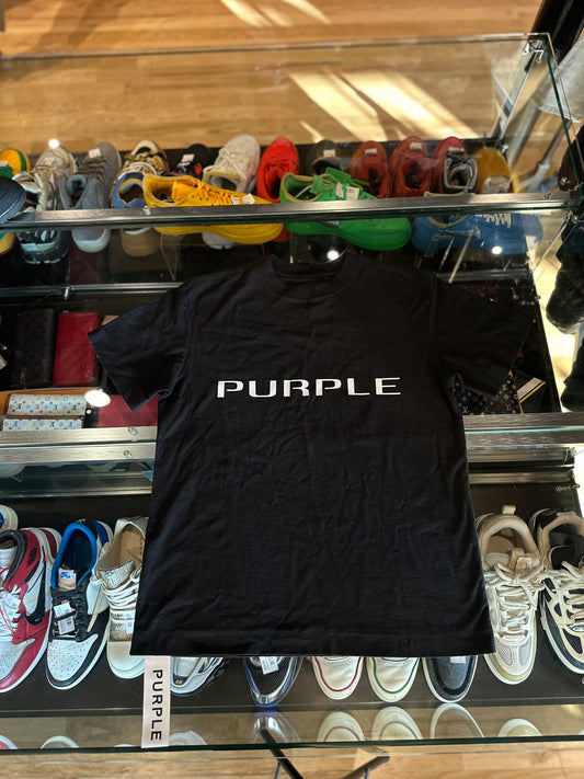 Purple Tee Black Size XS