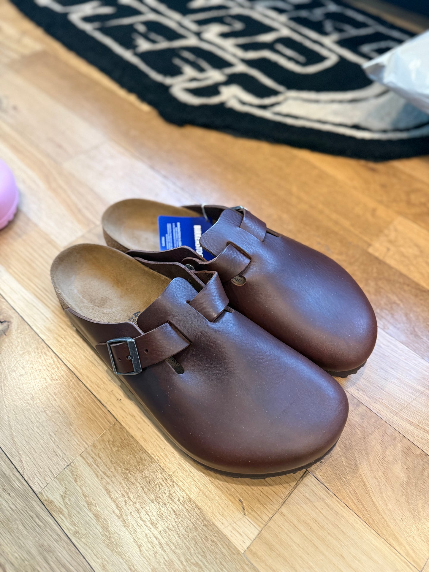 Birkenstock Boston Wood Roast DS OG Size 45