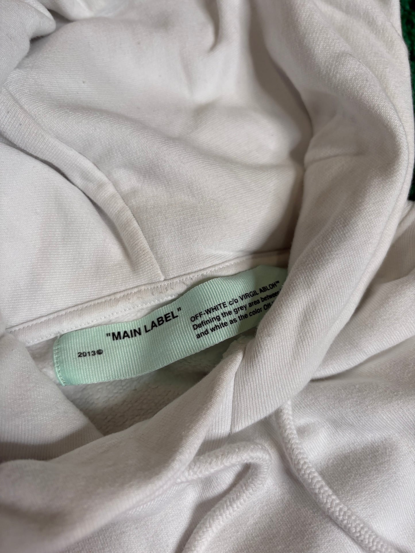 Off-White Avant-Garde Hoodie White Size Medium